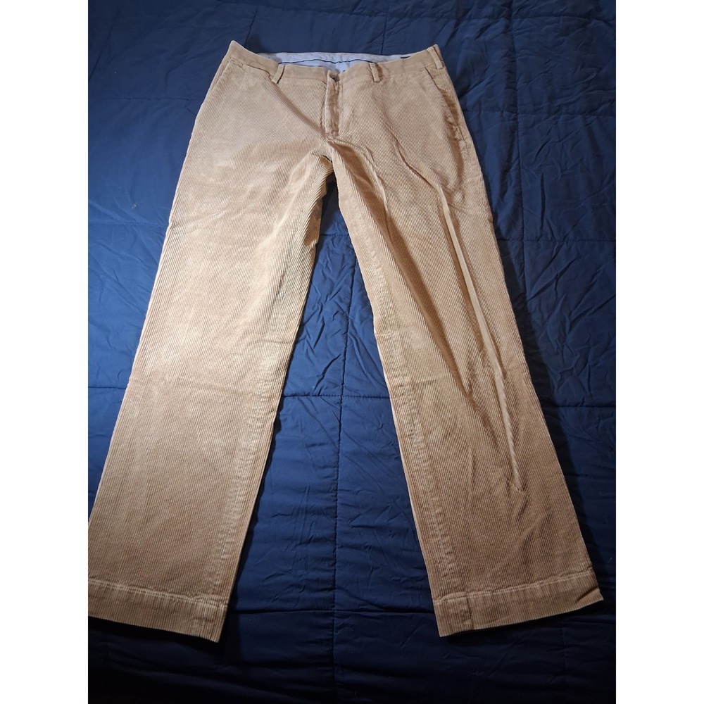 Polo Ralph Lauren Corduroy Golf Pants Mens 34x32 Brown Tan Golf Classic‎ Fit